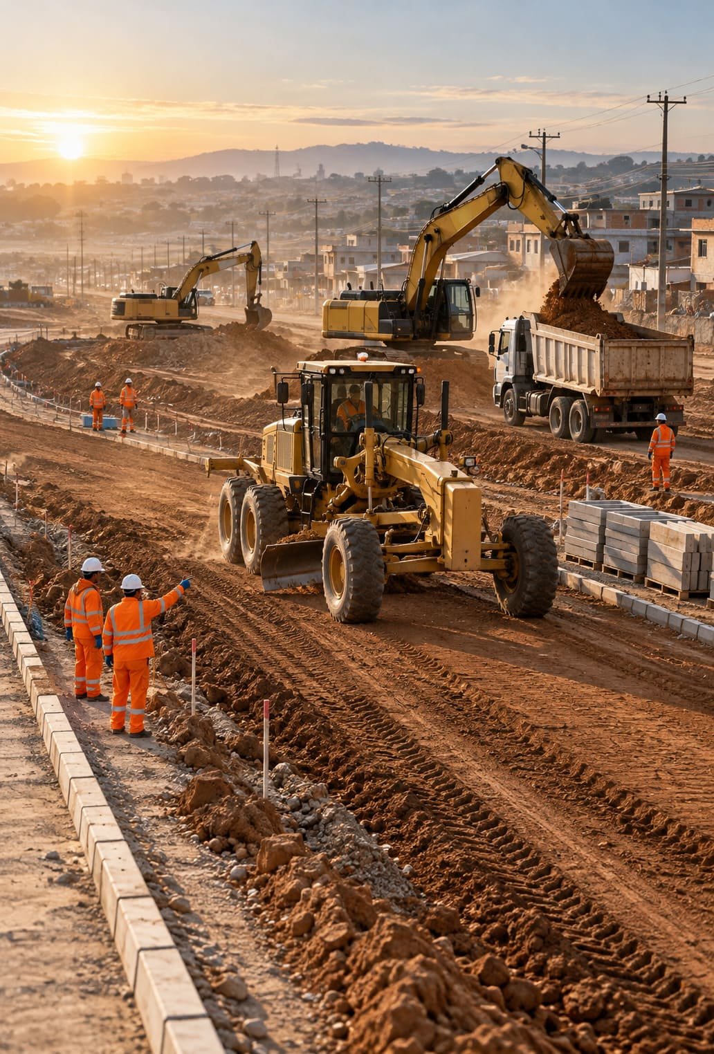 Obras ao Amanhecer Dourado (1)